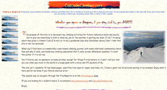 Desktop Screenshot of cascadeclimber.com